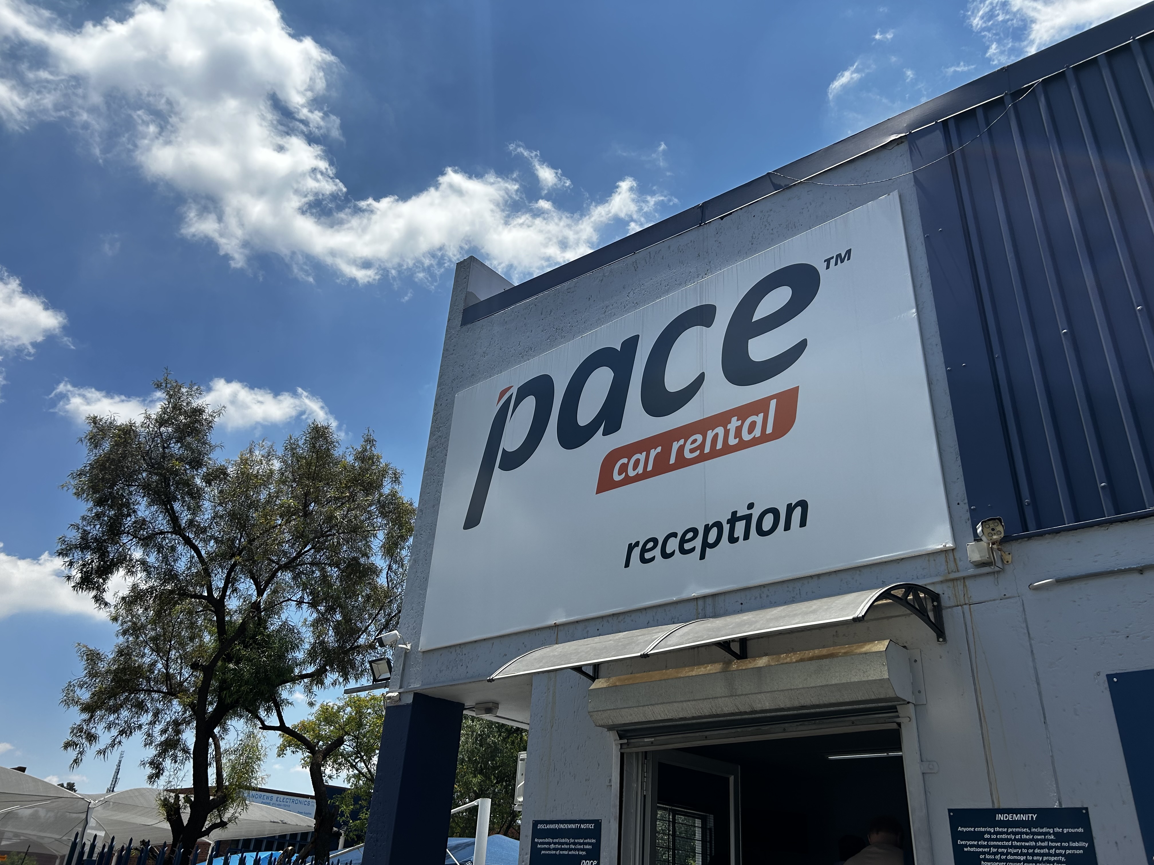 Outside sign of our branch